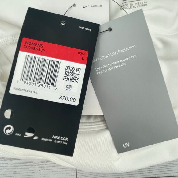 Nike Women's Dri-Fit Victory Skirt Skort, White, UPF 40+, NWT, Sz. L Pickleball - Picture 8 of 14